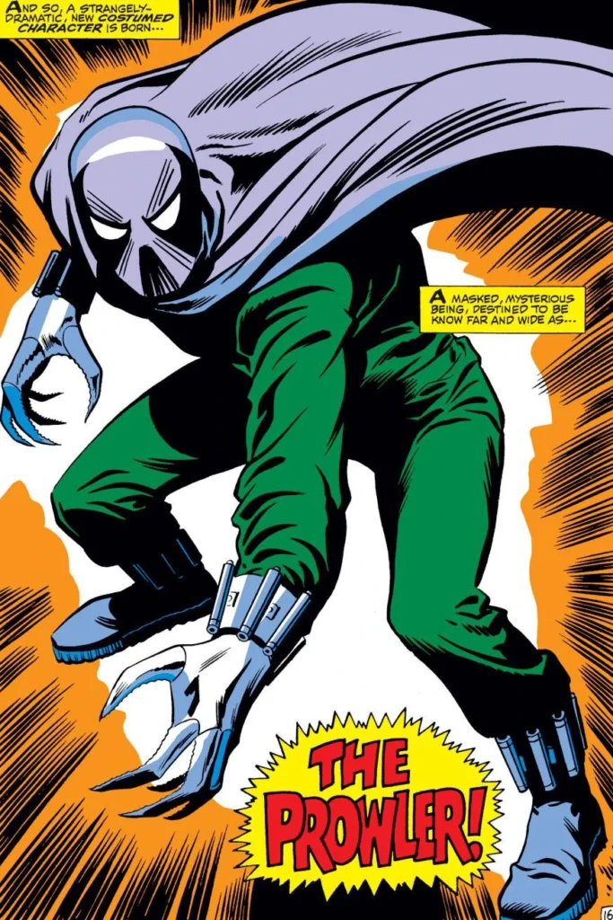 Prowler's First Appearance: A Marvel Comics Debut