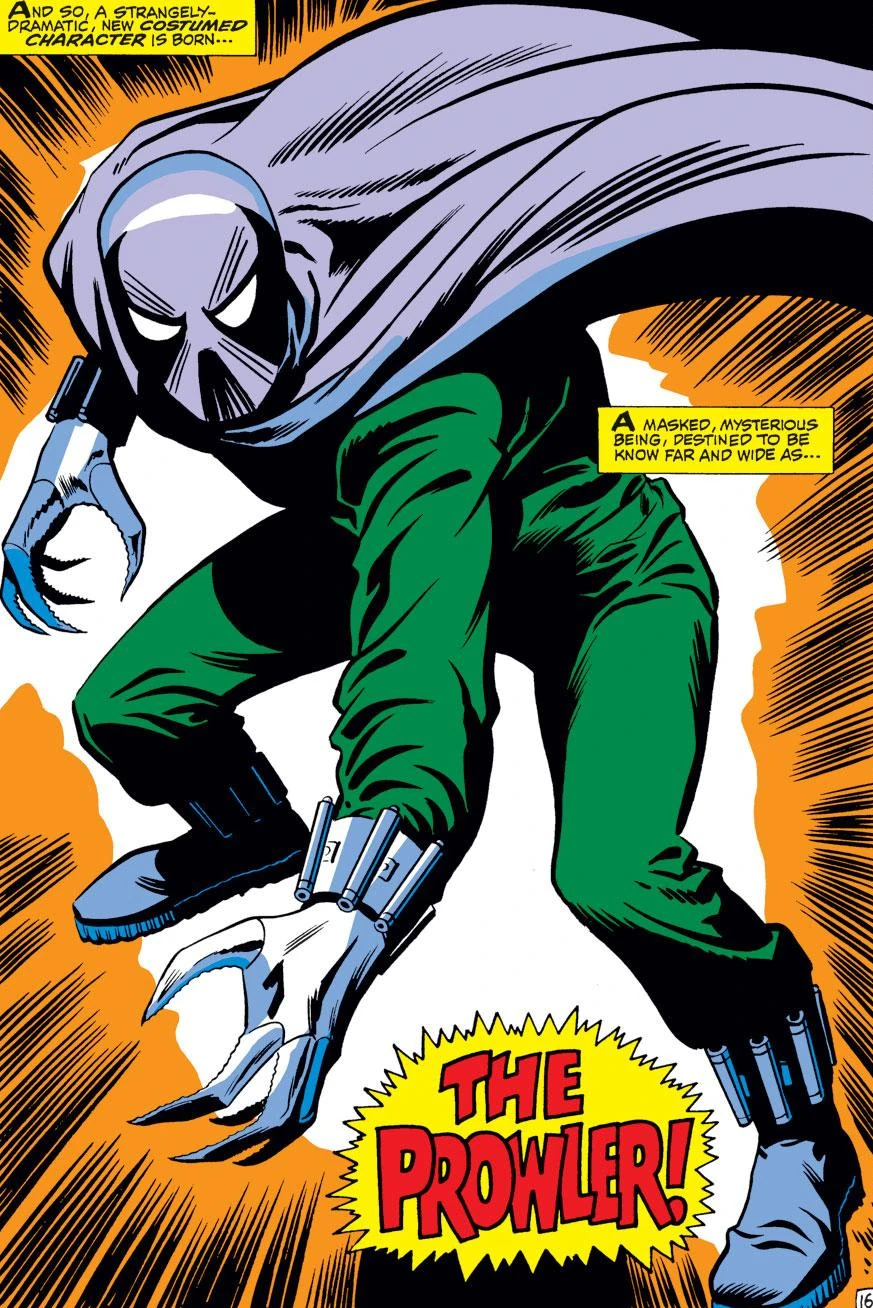 Prowler's First Appearance: A Marvel Comics Debut
